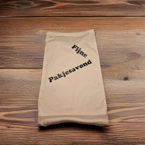 Grote katoenenzak bedrukt met eigen tekst