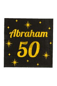 Classy Party servetten - Abraham 50