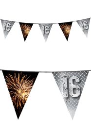 Vlaggenlijn pe Finally Sixteen 10 meter