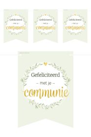 Vlag banner Communie 6 m