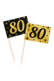 Stijlvolle feest cocktail prikkers - 80