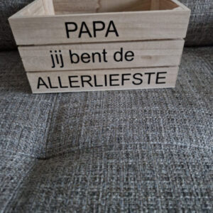Gepersonaliseerd Houten Kistje
