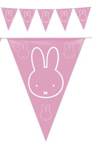 Vlaggenlijn pe Nijntje geboorte meisje 6 meter