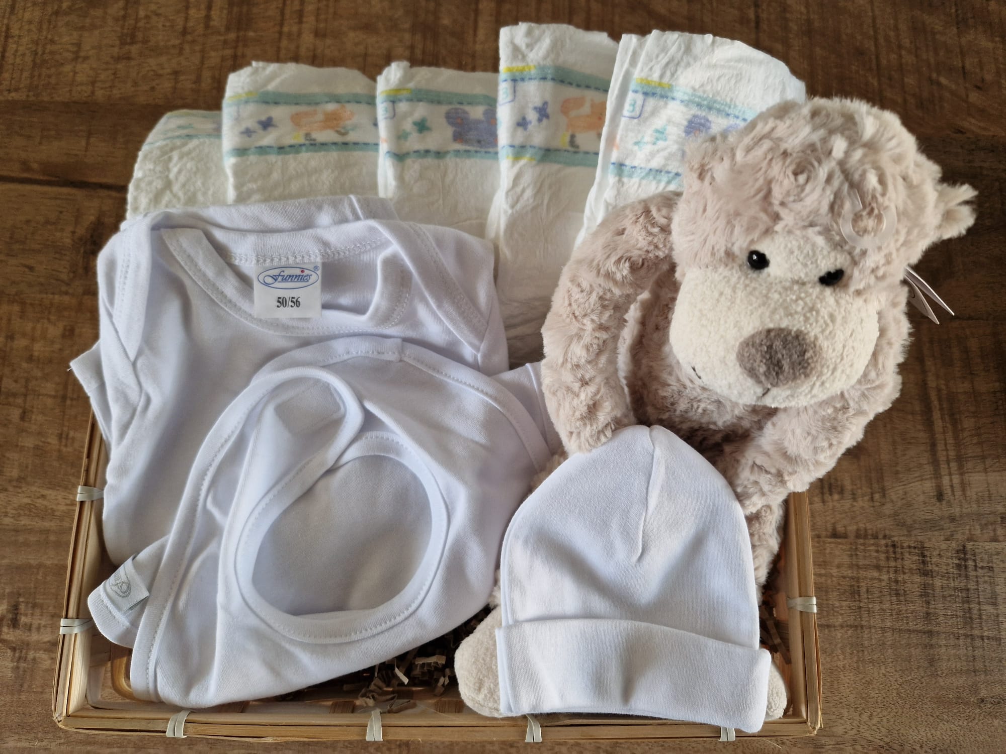 Kraammand wit/bruin– Persoonlijk en Lief!