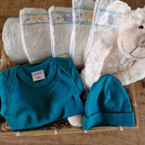 Kraammand lake green – Persoonlijk en Lief!