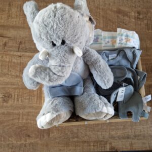 Kraammand blue/grey – Persoonlijk en Lief!