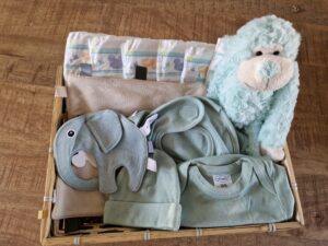 Kraammand stonegreen – Persoonlijk en Lief!