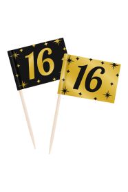 Stijlvolle feest cocktail prikkers - 16