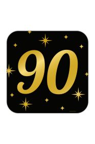 Stijlvolle feestdecoratie bord 90