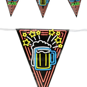 Vlaggenlijn Abraham neon 10 meter