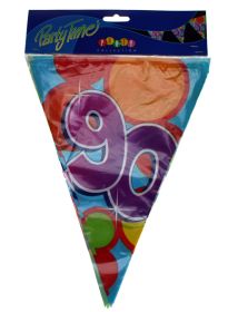 Vlaggenlijn leeftijd 90 PE 10 meter