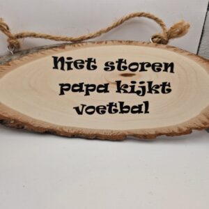 🪵 Houten Plankje “Niet Storen”