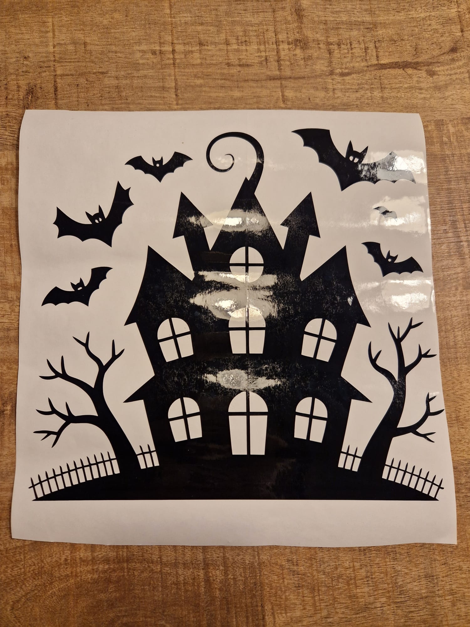 Halloween Kasteel met vleermuizen
